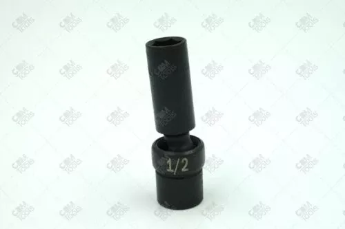 SK Hand Tools 33336 3/8" Dr. 1/2" 6pt Deep Swivel Fractional Impact Socket