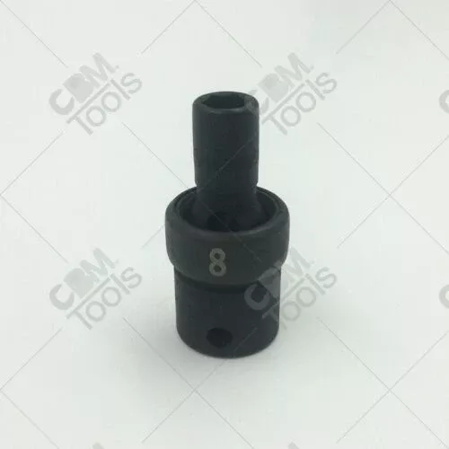 SK Hand Tools 33358 3/8" Dr. 8mm 6pt Swivel Metric Impact Socket
