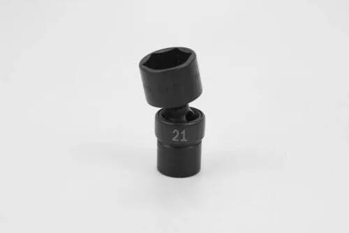 SK Hand Tools 33371 3/8" Dr. 21mm 6pt Swivel Metric Impact Socket
