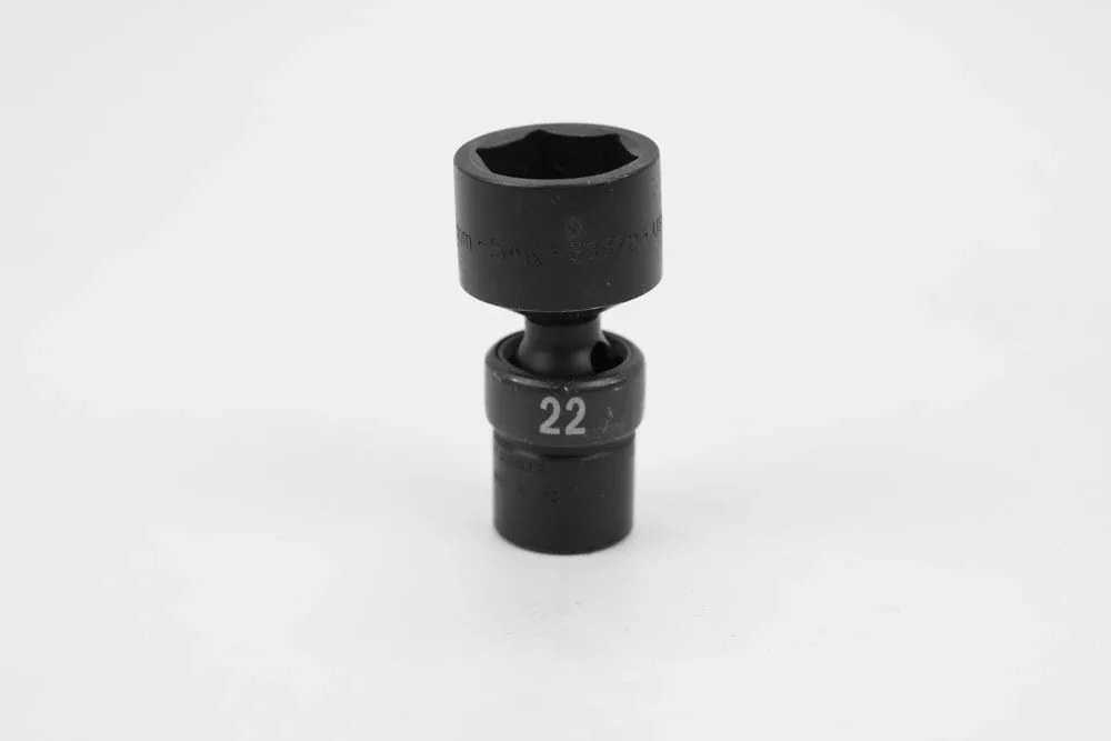 SK Hand Tools 33372 3/8" Dr. 22mm 6pt Swivel Metric Impact Socket
