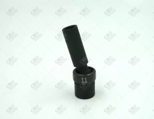 SK Hand Tools 33381 3/8" Dr. 11mm 6pt Deep Swivel Metric Impact Socket