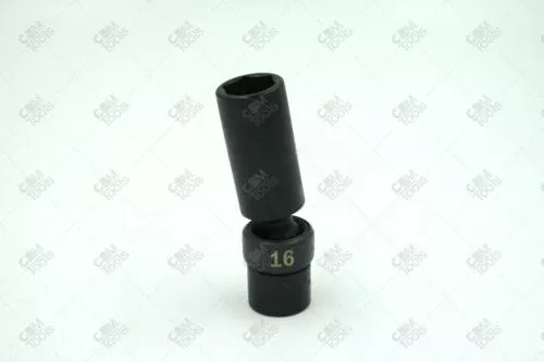 SK Hand Tools 33386 3/8" Dr. 16mm 6pt Deep Swivel Metric Impact Socket