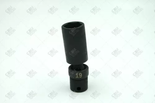 SK Hand Tools 33389 3/8" Dr. 19mm 6pt Deep Swivel Metric Impact Socket