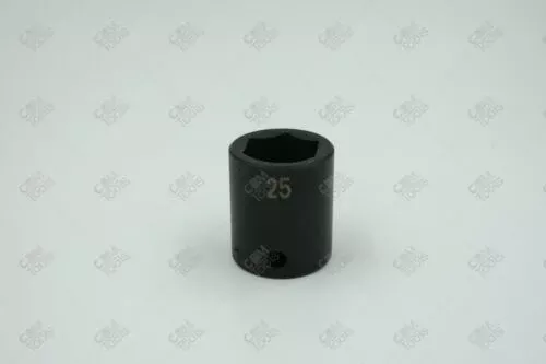 SK Hand Tools 34075 1/2" Dr. 25mm 6pt Standard Metric Impact Socket