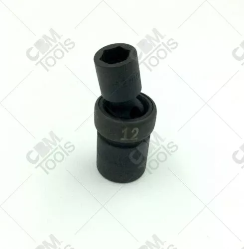 SK Hand Tools 34362 1/2" Dr. 12mm 6pt Swivel Metric Impact Socket