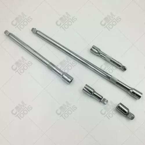 SK Hand Tools 40208 5 Piece 1/2" Drive Chrome Wobble Extension Set
