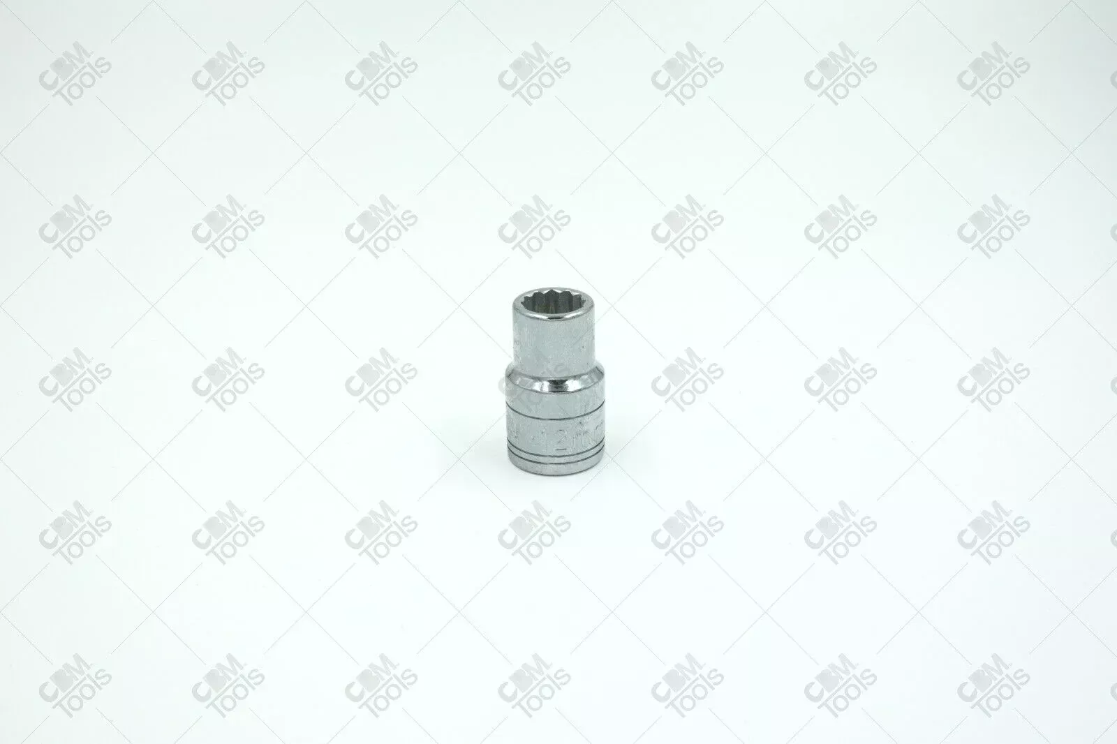 SK Hand Tools 40312 1/2" Dr. 12mm 12pt Standard Metric Chrome Socket