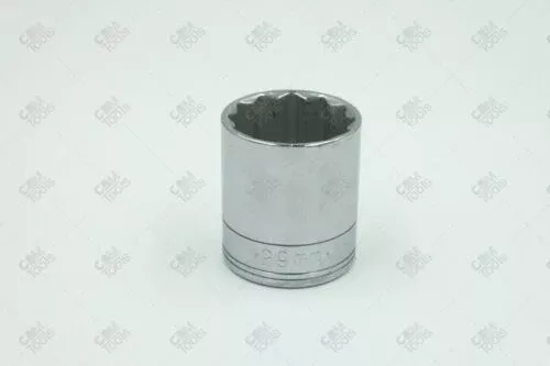 SK Hand Tools 40329 1/2" Dr. 29mm 12pt Standard Metric Chrome Socket