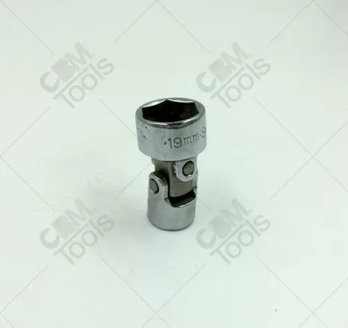 SK Hand Tools 40519 3/8" Dr. 19mm 6pt Flex Metric Chrome Socket