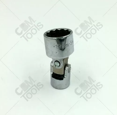 SK Hand Tools 40569 3/8" Dr. 19mm 12pt Flex Metric Chrome Socket