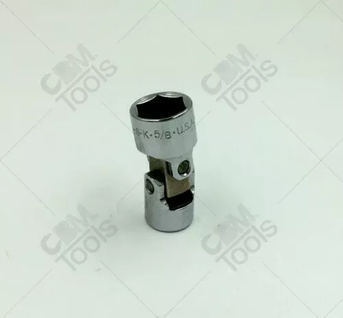 SK Hand Tools 40620 3/8" Dr. 5/8" 6pt Flex Fractional Chrome Socket