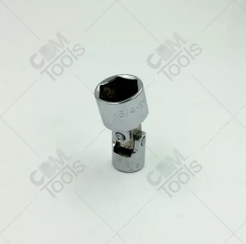SK Hand Tools 40624 3/8" Dr. 3/4" 6pt Flex Fractional Chrome Socket