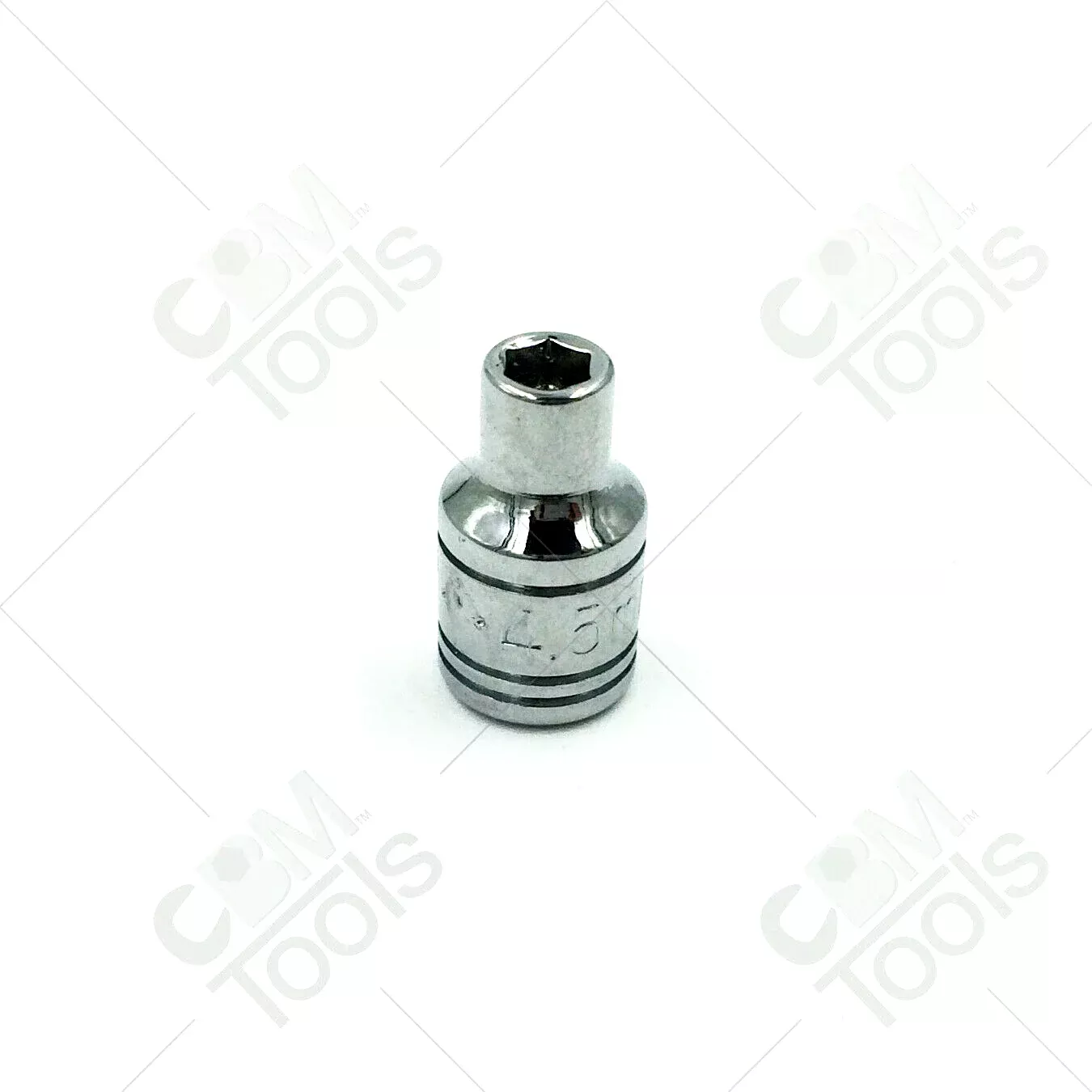 SK Hand Tools 40700 4.5mm 1/4" Drive 6 Point Metric Chrome Socket USA MADE