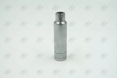 SK Hand Tools 40812 1/2" Dr. 3/8" 12pt Deep Fractional Chrome Socket