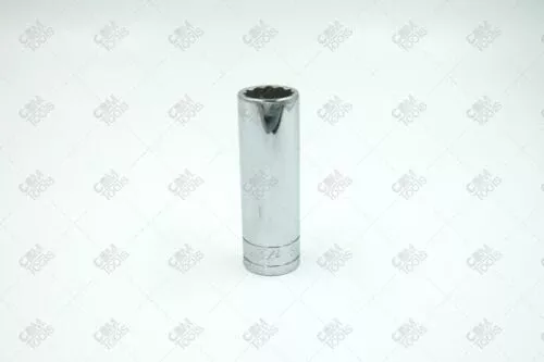 SK Hand Tools 40824 1/2" Dr. 3/4" 12pt Deep Fractional Chrome Socket