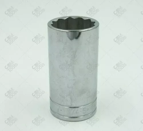 SK Hand Tools 40840 1/2" Dr. 1-1/4" 12pt Deep Fractional Socket USA MADE