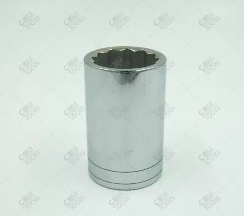 SK Hand Tools 40846 1/2" Dr. 1-7/16" 12pt Deep Fractional Chrome Socket