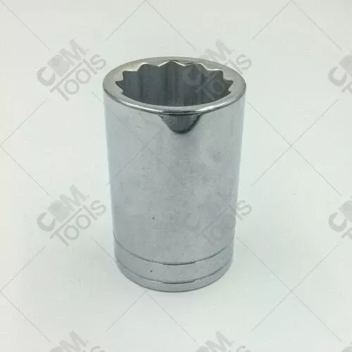 SK Hand Tools 40848 1/2" Dr. 1-1/2" 12pt Deep Fractional Chrome Socket