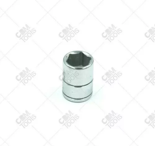 SK Hand Tools 40914 1/4" Dr. 7/16" 6pt Standard Fractional Chrome Socket