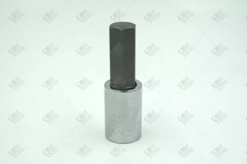 SK Hand Tools 41224 1/2" Dr. 3/4" Fractional Hex S2 Steel Bit Socket