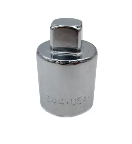 SK Hand Tools 41244 1/2" Dr. 7/16" Male Fractional Chrome Pipe Plug Socket