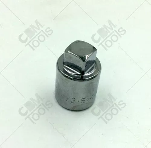 SK Hand Tools 41246 1/2" Dr. 1/2" Male Fractional Chrome Pipe Plug Socket