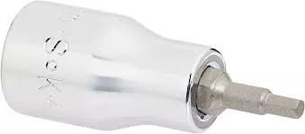 SK Hand Tools 41402 3/8" Dr. 3mm Metric Hex S2 Steel Bit Socket