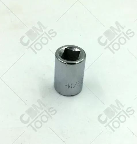 SK Hand Tools 41441 3/8" Dr. 11/32" Female Fractional Chrome Pipe Plug Socket