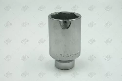 SK Hand Tools 41846 1/2" Dr. 1-7/16" 6pt Deep Fractional Chrome Socket