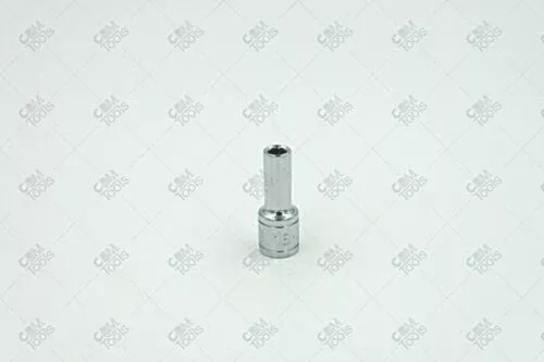 SK Hand Tools 41866 1/4" Dr. 3/16" 6pt Semi-Deep Fractional Chrome Socket