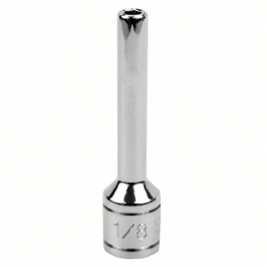 SK Hand Tools 41904 1/4” Dr. 1/8” Deep 6 Point Socket USA MADE
