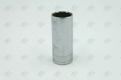 SK Hand Tools 42426 3/8" Dr. 13/16" 12pt Deep Fractional Chrome Socket