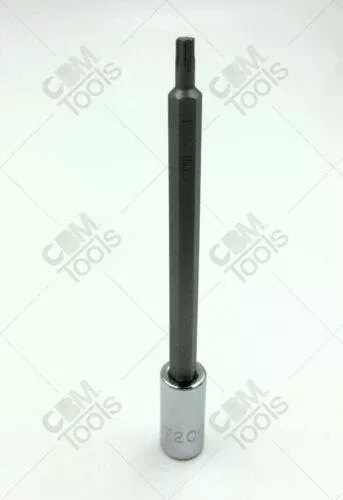 SK Hand Tools 42970 1/4" Drive T20 Long Torx Bit Socket