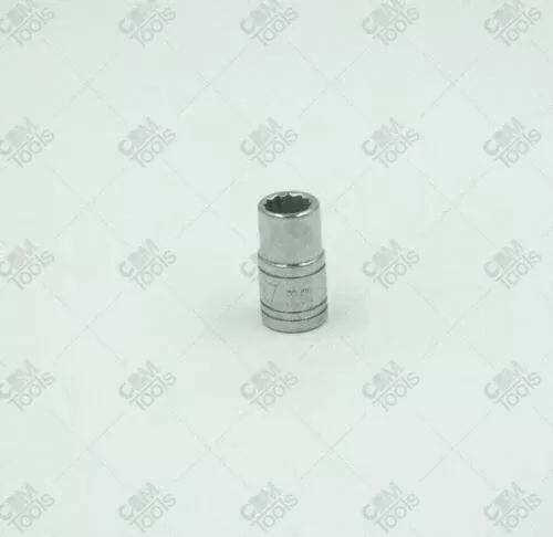 SK Hand Tools 43706 1/4" Dr. 7mm 12pt Standard Metric Chrome Socket