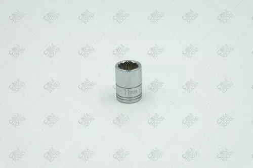 SK Hand Tools 43710 1/4" Dr. 11mm 12pt Standard Metric Chrome Socket