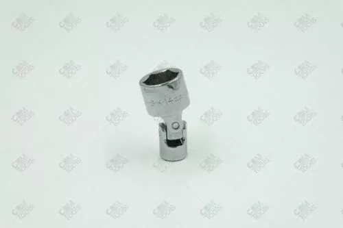 SK Hand Tools 43814 1/4" Dr. 14mm 6pt Flex Metric Chrome Socket