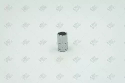 SK Hand Tools 43911 1/4" Dr. 11/32" 12pt Standard Fractional Chrome Socket