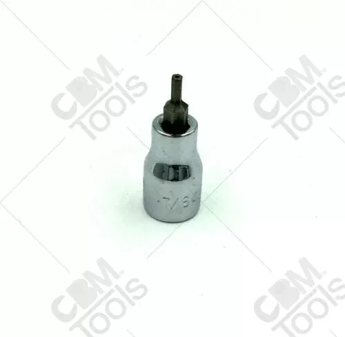 SK Hand Tools 44207 3/8" Dr7/64" Tamper Proof Hex Chrome Bit Socket