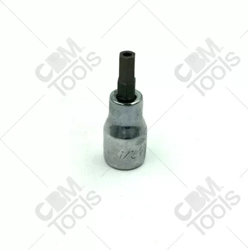 SK Hand Tools 44214 3/8" Dr 7/32" Tamper Proof Hex Chrome Bit Socket