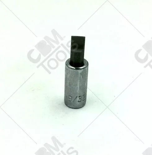SK Hand Tools 44472 3/8" Dr 9/32" Slotted Screwdriver Chrome Bit Socket