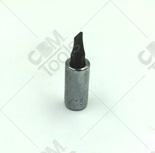 SK Hand Tools 44473 3/8" Dr 5/16" Slotted Screwdriver Chrome Bit Socket