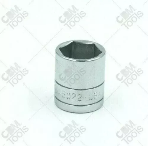 SK Hand Tools 45022 SAE 3/8" Dr. 11/16" 6pt Standard Chrome Socket