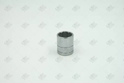 SK Hand Tools 45122 3/8" Dr. 11/16" 12pt Standard Fractional Chrome Socket