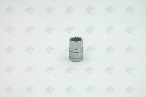 SK Hand Tools 45214 3/8" Dr. 7/16" 12pt Standard Fractional Chrome Socket