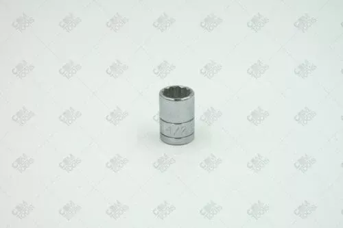 SK Hand Tools 45216 3/8" Dr. 1/2" 12pt Standard Fractional Chrome Socket
