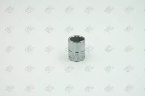 SK Hand Tools 45218 3/8" Dr. 9/16" 12pt Standard Fractional Chrome Socket