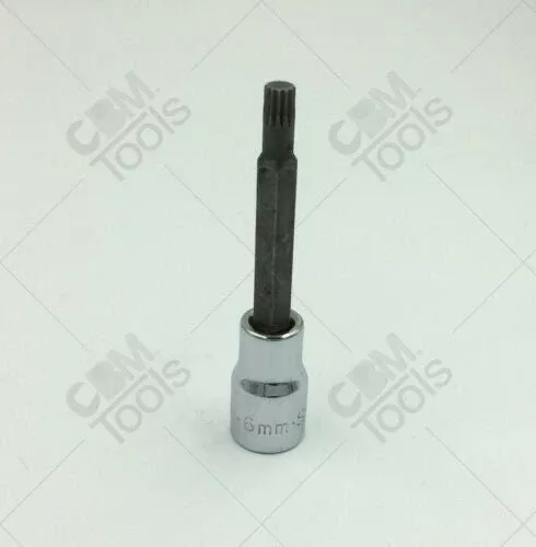SK Hand Tools 45436 3/8"Dr 6mm Triple Square Chrome Bit Socket