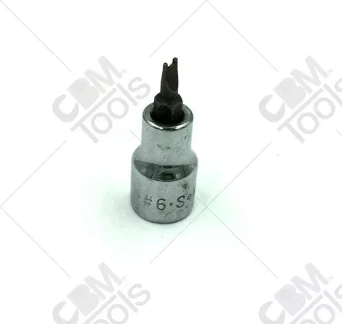 SK Hand Tools 45456 3/8"Dr No.6 Spanner Bit Socket