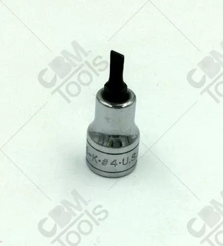 SK Hand Tools 45471 3/8"Dr No.4 Slotted Bit Socket