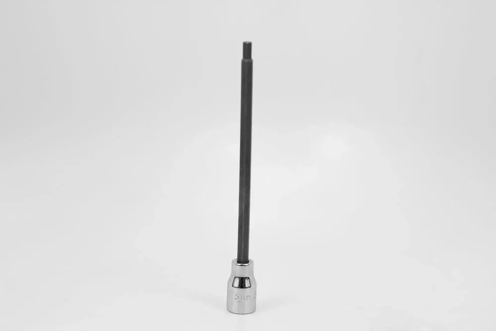 SK Hand Tools 45955 5 mm 3/8" Drive Long Hex Chrome Bit Socket